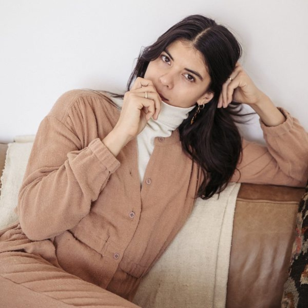 Ozma of California Rickie Jumpsuit Clay XS